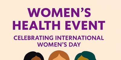 International Women’s Day on Friday 6th March 2026 from 10am – 12pm
