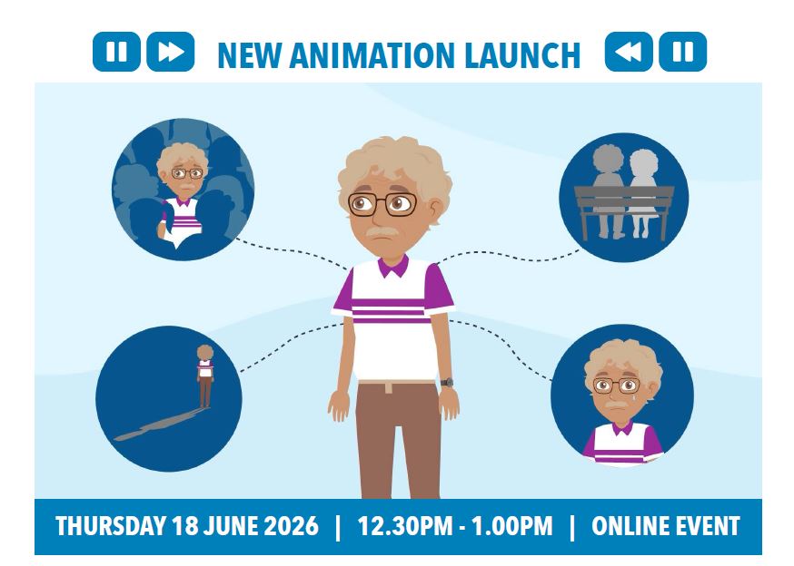 AN INTRODUCTION TO LONELINESS AND ISOLATION EXPERIENCED BY OLDER PEOPLE – 12.30PM – 1.00PM – THURSDAY 18 JUNE 2026