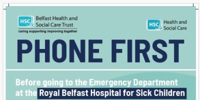 Phone First’ for the Royal Belfast Hospital for Sick Children Emergency Department