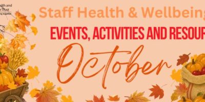 October Staff Health and Wellbeing Flyer