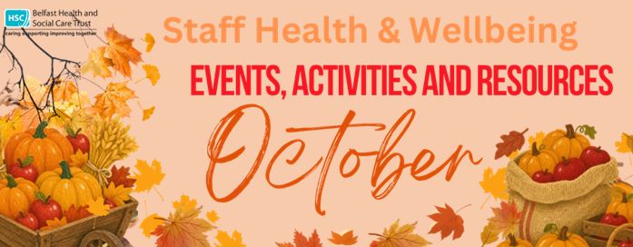 October Staff Health and Wellbeing Flyer