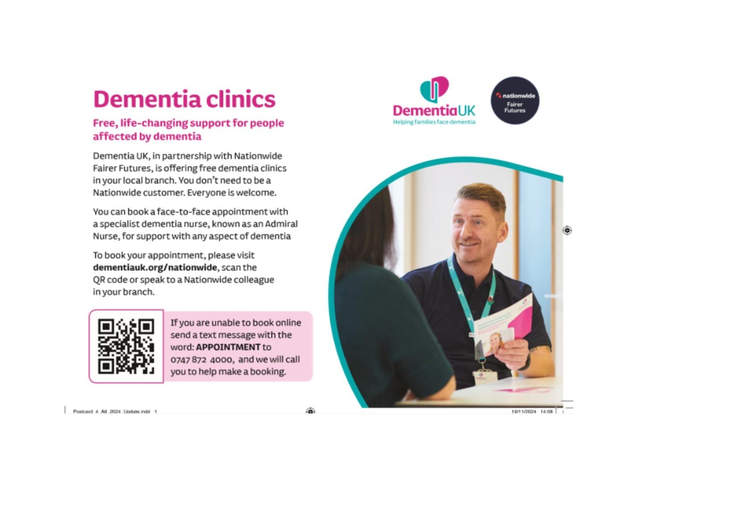 Belfast dementia clinics- Tuesday 6th, Wednesday 7th and Thursday 8th of October 2026